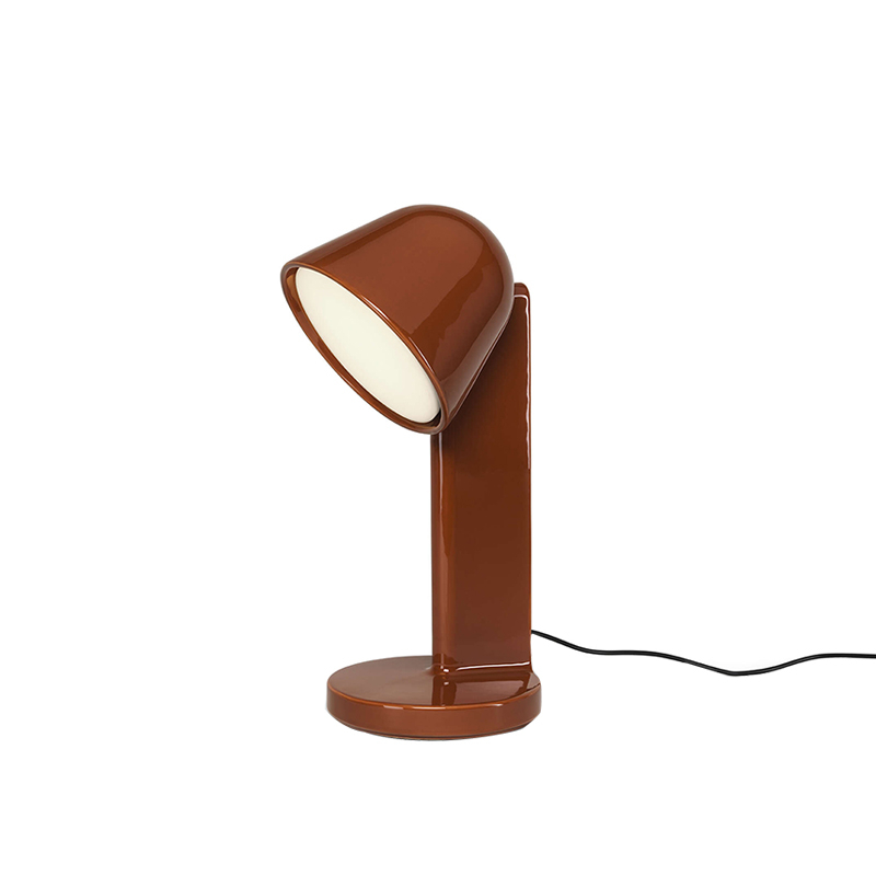 Lampe à poser CÉRAMIQUE DOWN Rouge rouille  FLOS