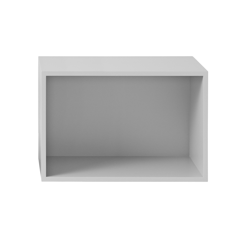 Etagère STACKED avec fond Gris clair MUUTO