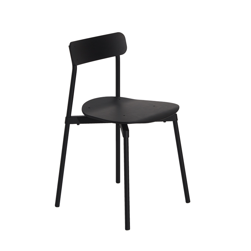 Chaise FROMME Bois Noir PETITE FRITURE