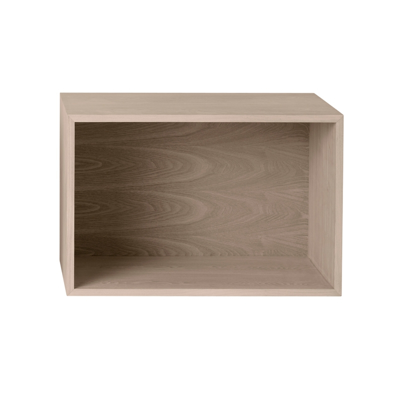 Etagère STACKED avec fond Chêne MUUTO