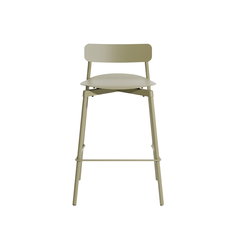Tabouret haut FROMME H65 Vert jade PETITE FRITURE
