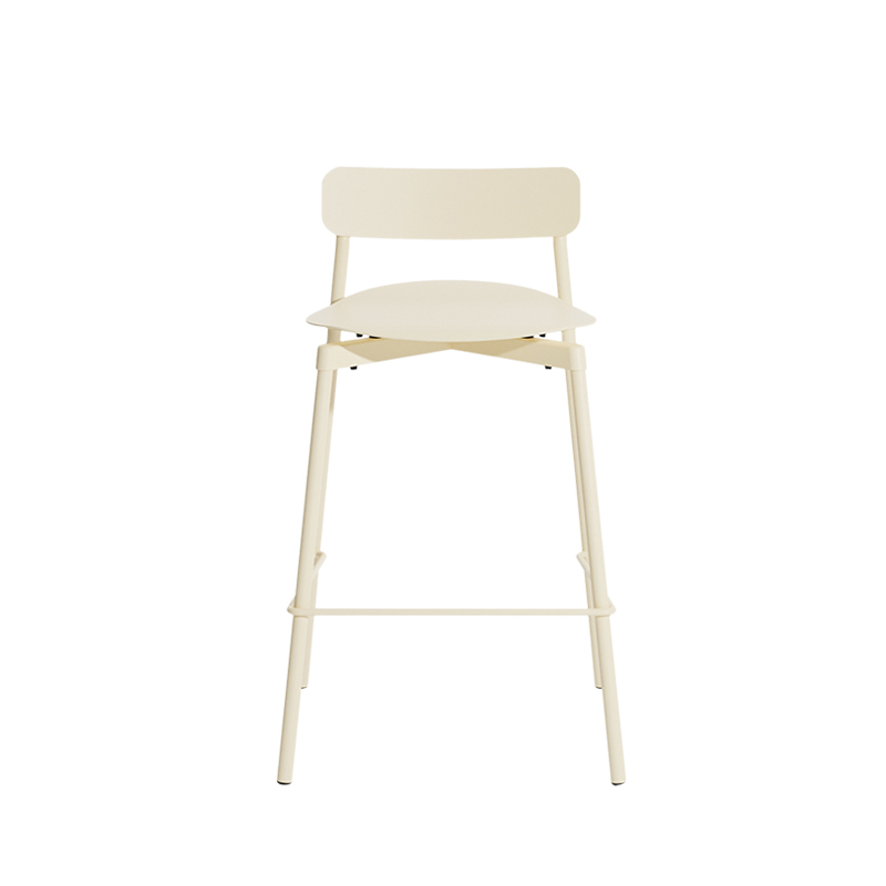 Tabouret haut FROMME H65 Ivoire PETITE FRITURE