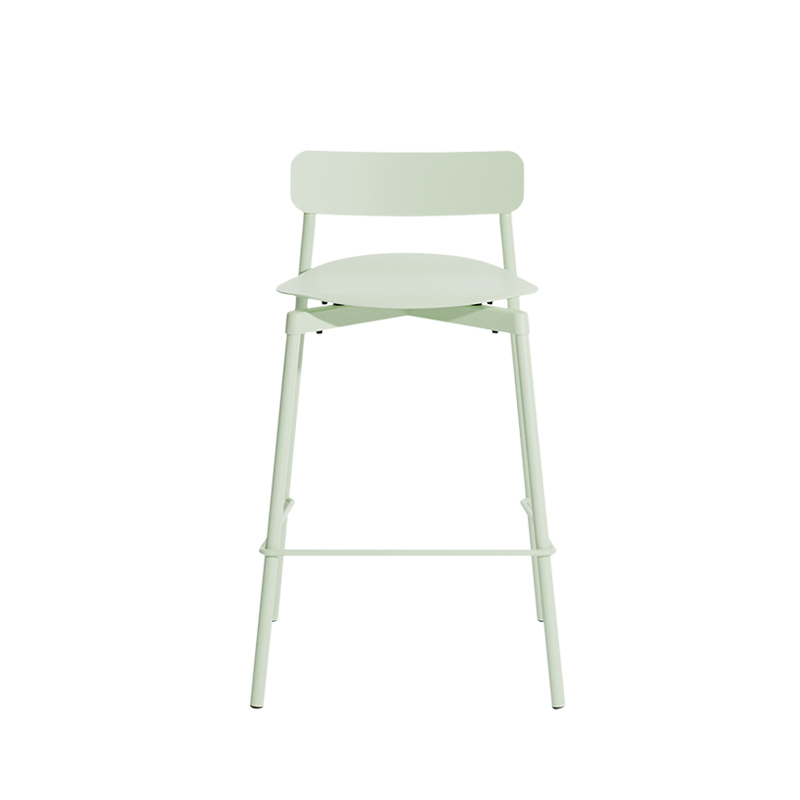 Tabouret haut FROMME H65 Vert pastel PETITE FRITURE