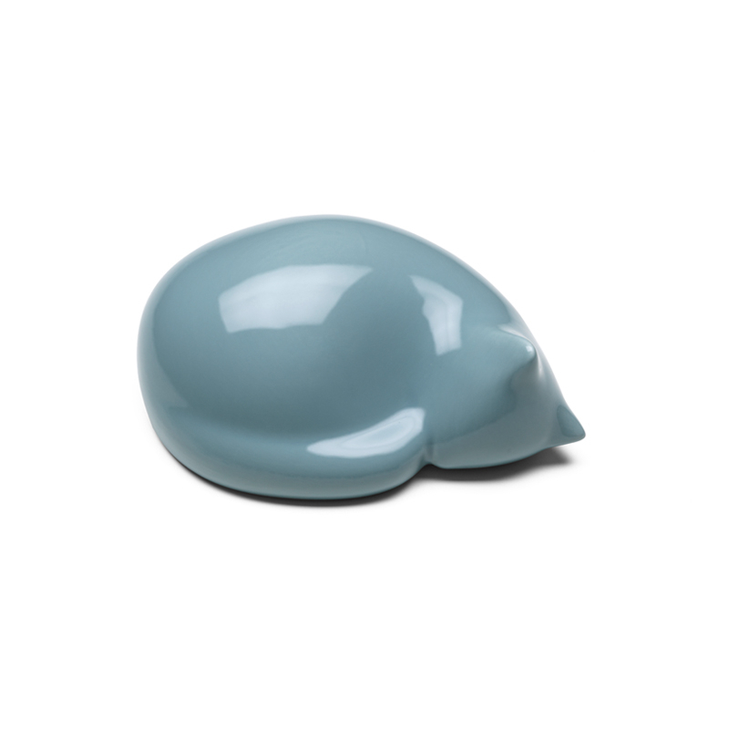 Objet décoratif RESTING CAT Small Bleu clair VITRA