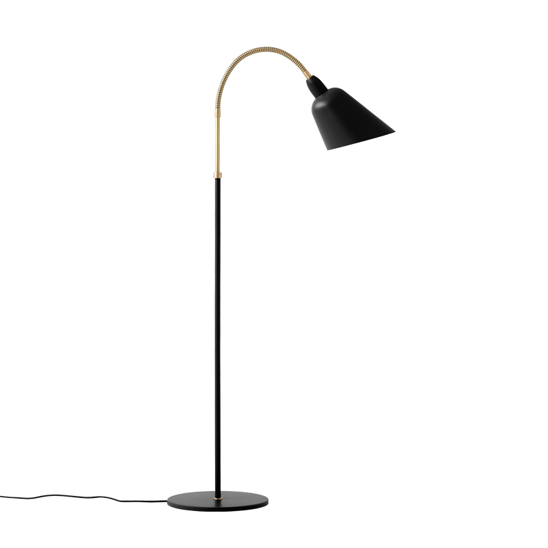 Lampadaire BELLEVUE AJ7 Noir/ laiton AND TRADITION