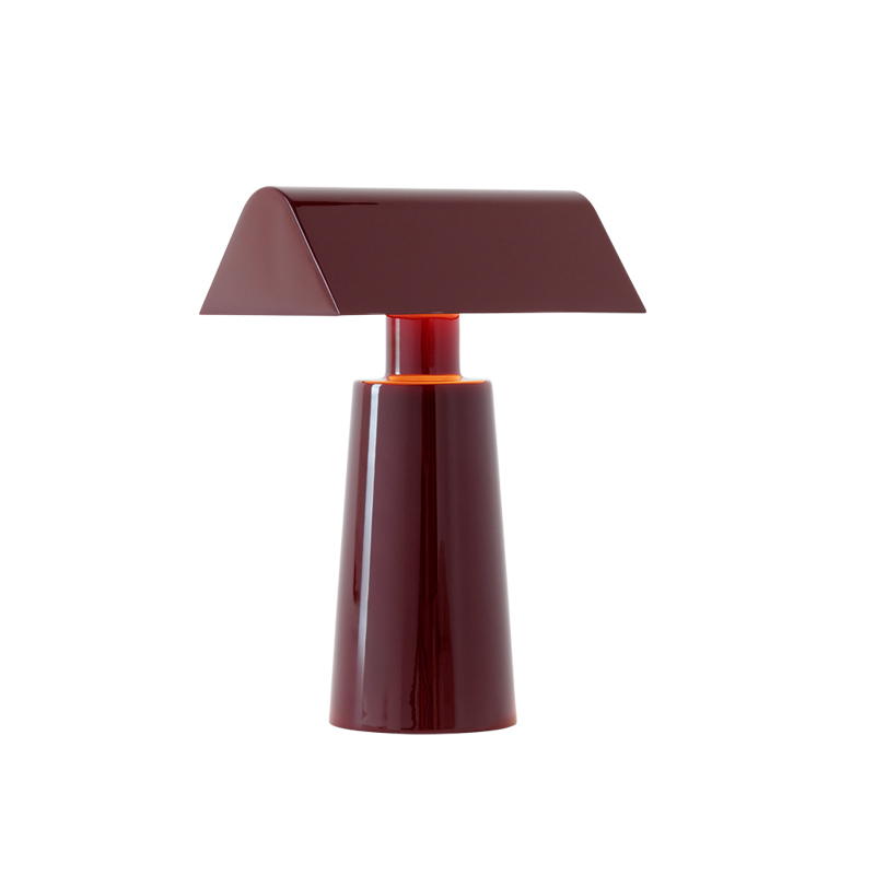 Lampe à poser CARET MF1 Bordeaux foncé AND TRADITION