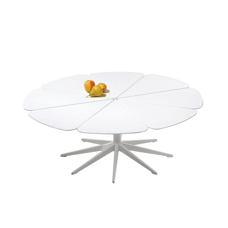 Table basse PETAL COFFEE Blanc KNOLL