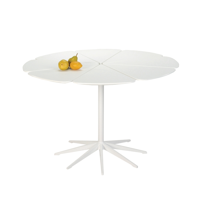 Table PETAL DINING Blanc KNOLL
