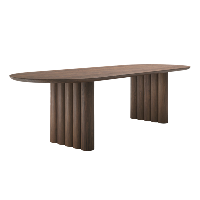 Table PLUSH OVAL Noyer huilé DK3
