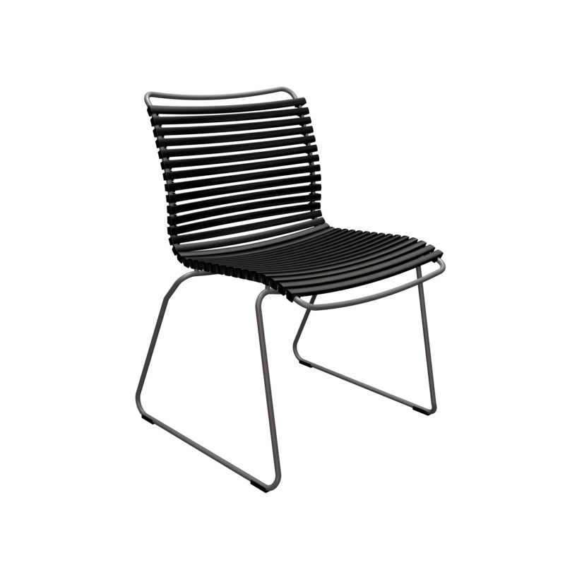 Chaise extérieur Chaise CLICK Noir HOUE