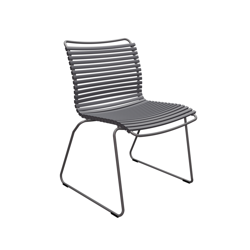 Chaise extérieur Chaise CLICK Gris foncé HOUE