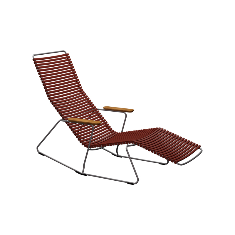 Bain de soleil, chaise longue et hamac Sunrocker CLICK Paprika HOUE